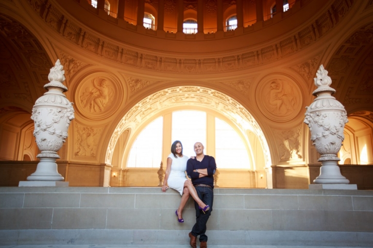 SF City Hall engagement