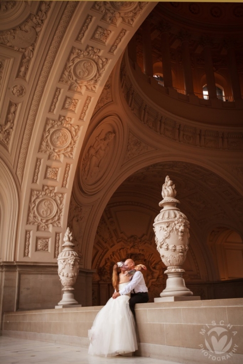 City Hall Romantic Kiss