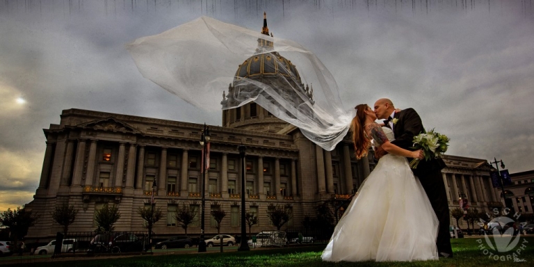 SF City Hall exterior veil