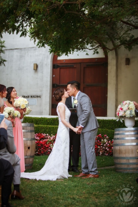 Wente winery wedding