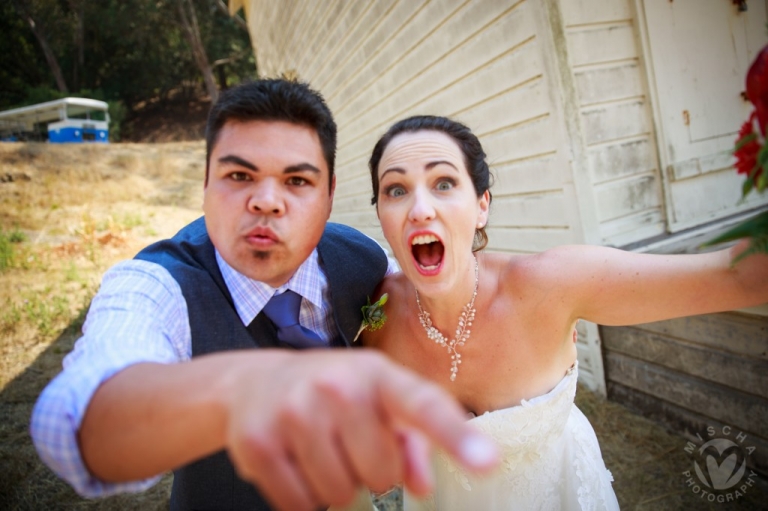 Angel Island wedding couple