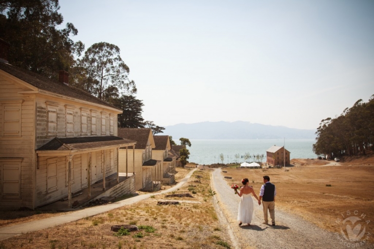 Angel Island wedding couple