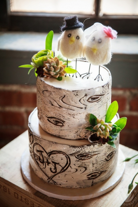 bark and birdie cake