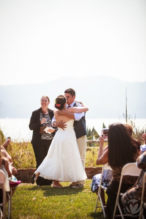 Angel Island wedding couple