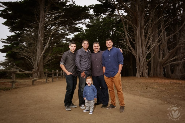 Half Moon Bay extended family portrait