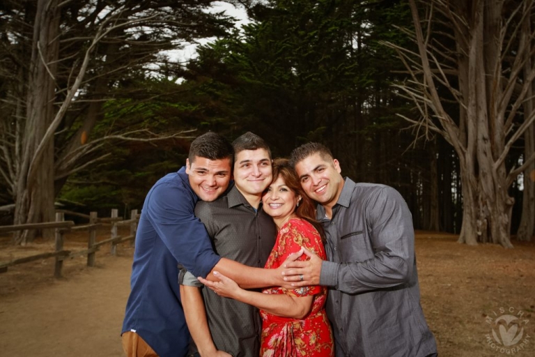 Half Moon Bay extended family portrait