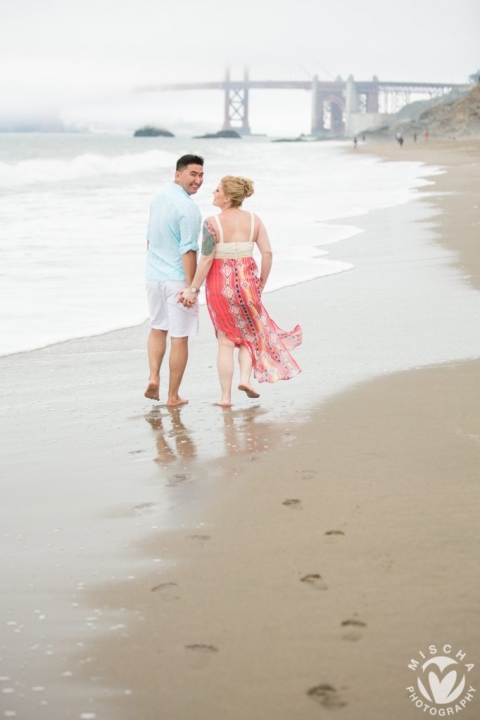 Baker Beach engagement session 