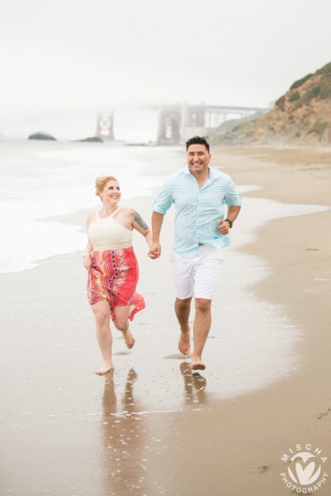 Baker Beach engagement session 