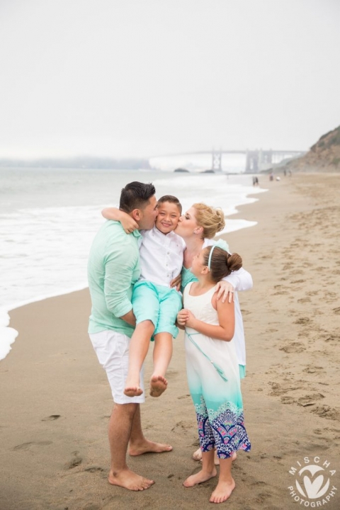 Baker Beach family portraits