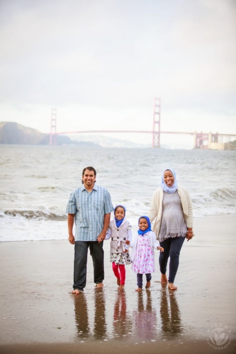 San Francisco beach maternity