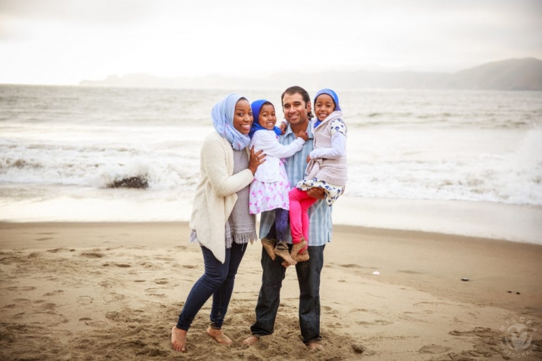 San Francisco beach maternity