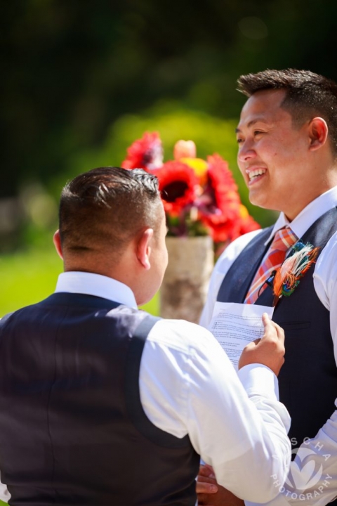 emotional same-sex wedding