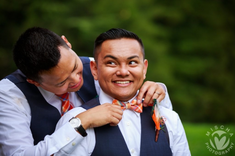 emotional same-sex wedding