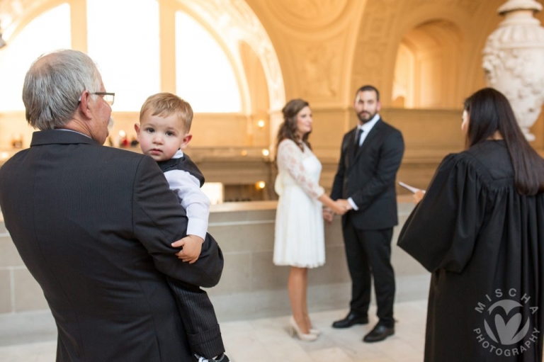 City hall wedding