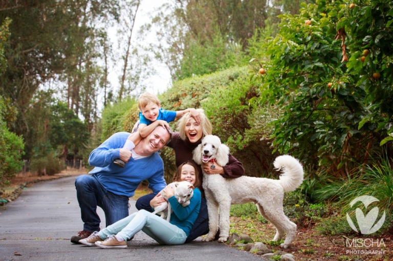 wine country family portrait