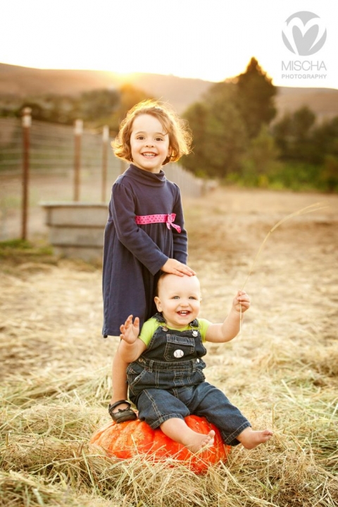 wine country family portrait