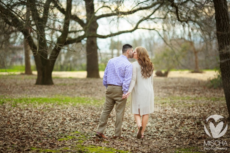 Sacramento engagement Davis Arboretum