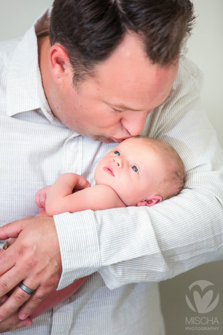 newborn photography father and son 
