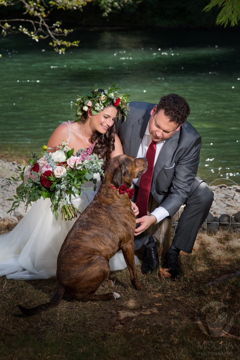 Outdoor river wedding