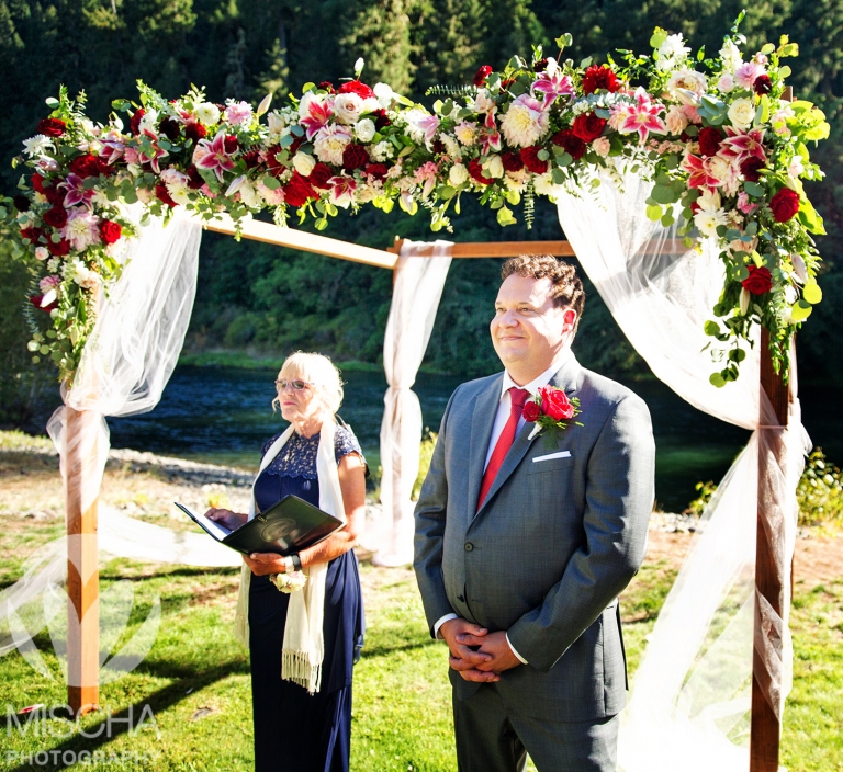 Outdoor river wedding