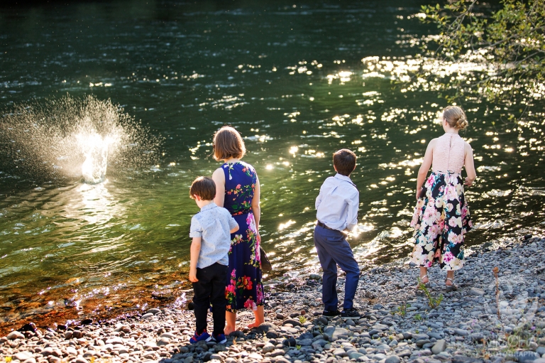 Outdoor river wedding