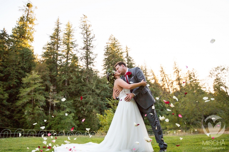 outdoor river wedding