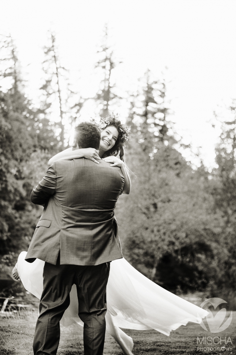 outdoor river wedding